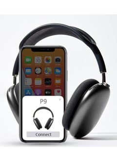 Rabos Premium P9 Over-Ear Wireless Bluetooth Headphones - Noise Cancelling, Hi-Fi Stereo Sound Sport Headset with Microphone Compatible with All Phones for Enhanced Music and Calls  - Image 2