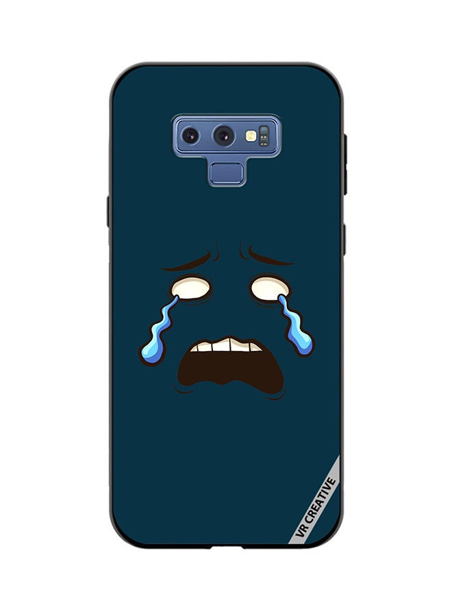 VR CREATIVE Protective Case Cover For Samsung Galaxy Note 9 Crying Face Design Multicolour - Image 1