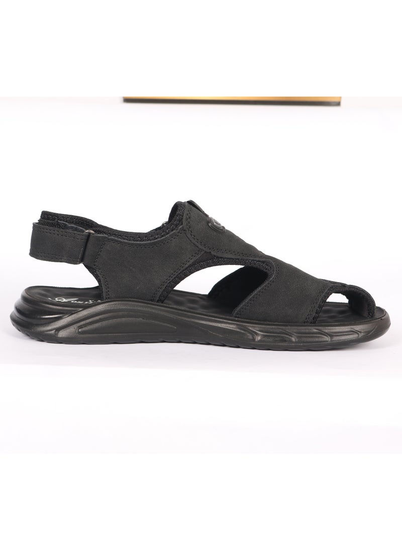 Mens Casual Sandals Black  - Image 1