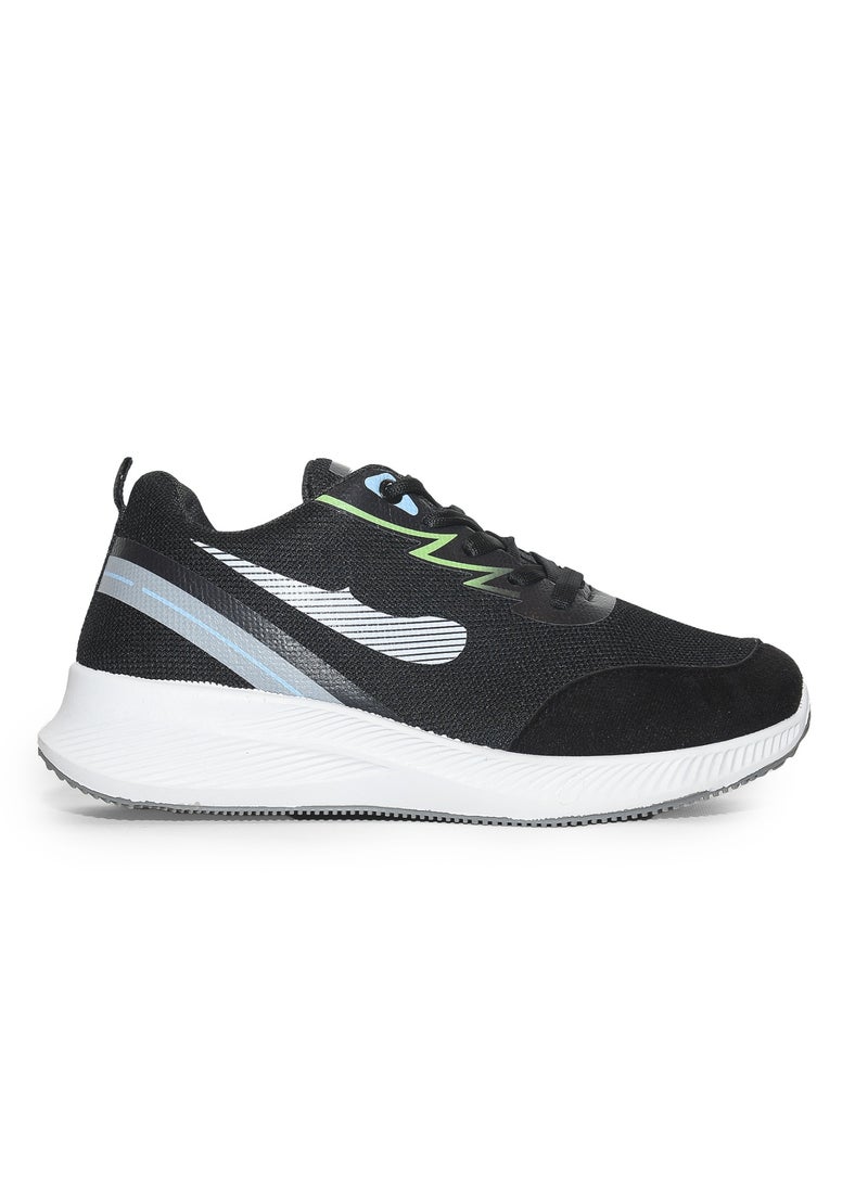 Desert Men's Sportive Knit Sneakers – Stylish Printed Design  - Image 1
