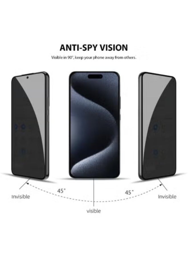 iPhone 14 Pro, Screen Protector (Anti-Fingerprint) Nano Anti-Spy Privacy Protector High Quality, Maximum Screen Protection from Scratches and Breakage - Image 2