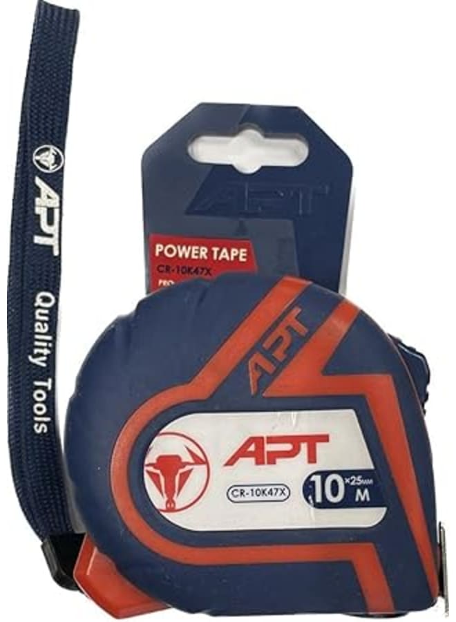 Apt 10m 25mm Round Measuring Tape Two Way APT