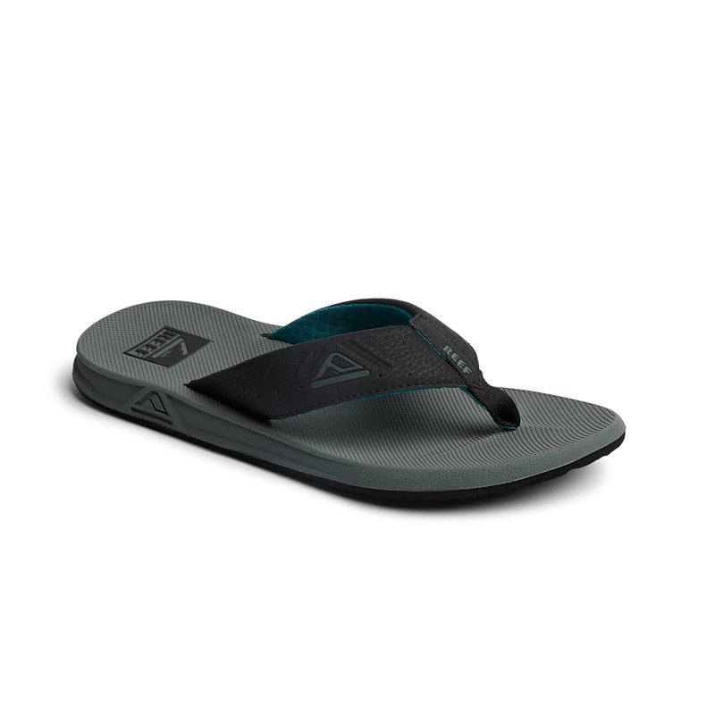 Reef mens Phantoms Flip Flop, Grey/Black/Green, 12 US - Image 2