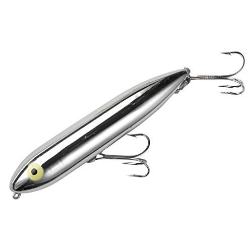 Heddon Zara Spook Topwater Fishing Lure - Legendary Walk-The-Dog Lure, Nickel Plate, Zara Spook (3/4 oz) - Image 3