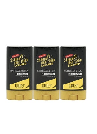EBIN NEW YORK 24 Hour Colored Sleek Stick_Jet Black 3pack | | Sleek & Go, No Flacking, No Build Up and White Residue - pzsku/Z4BCF33613B88EAE6F1C3Z/45/_/1739453224/7d53f398-77d6-49f3-a183-d563739531fc
