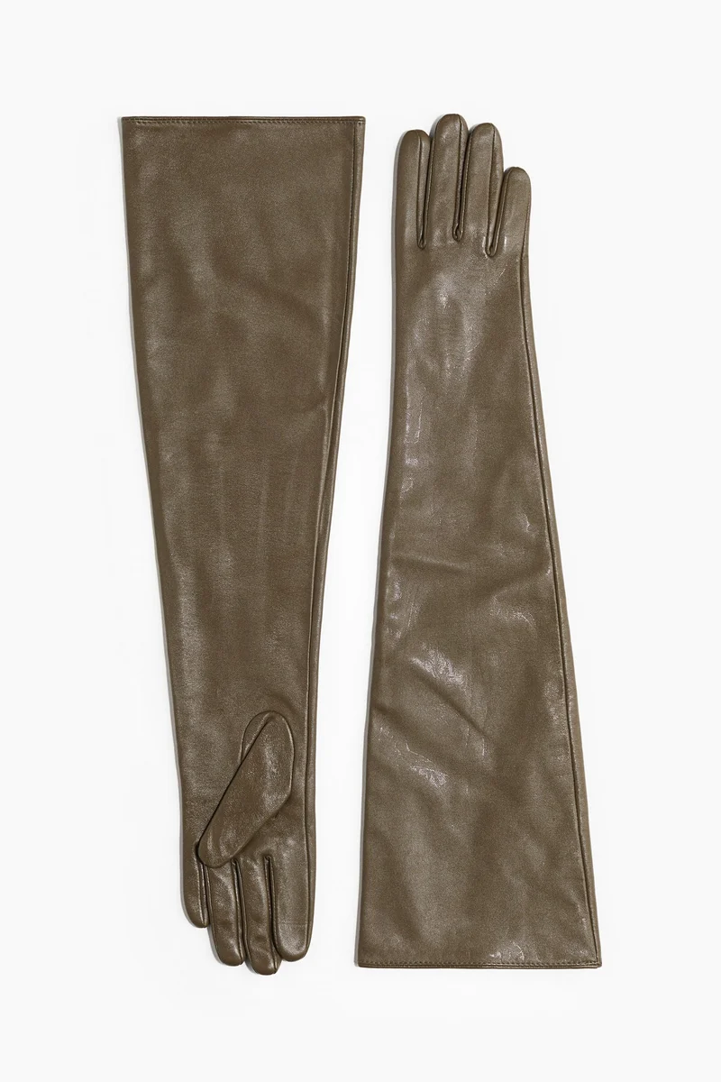 H&M Long leather gloves