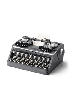 SYOSI Retro Typewriter, Vintage Typewriter Building Set Composed of Mini Bricks, Collectible Display Model Toy as A Wonderful Gift Idea for Adults (1136 Pieces)  - Image 1