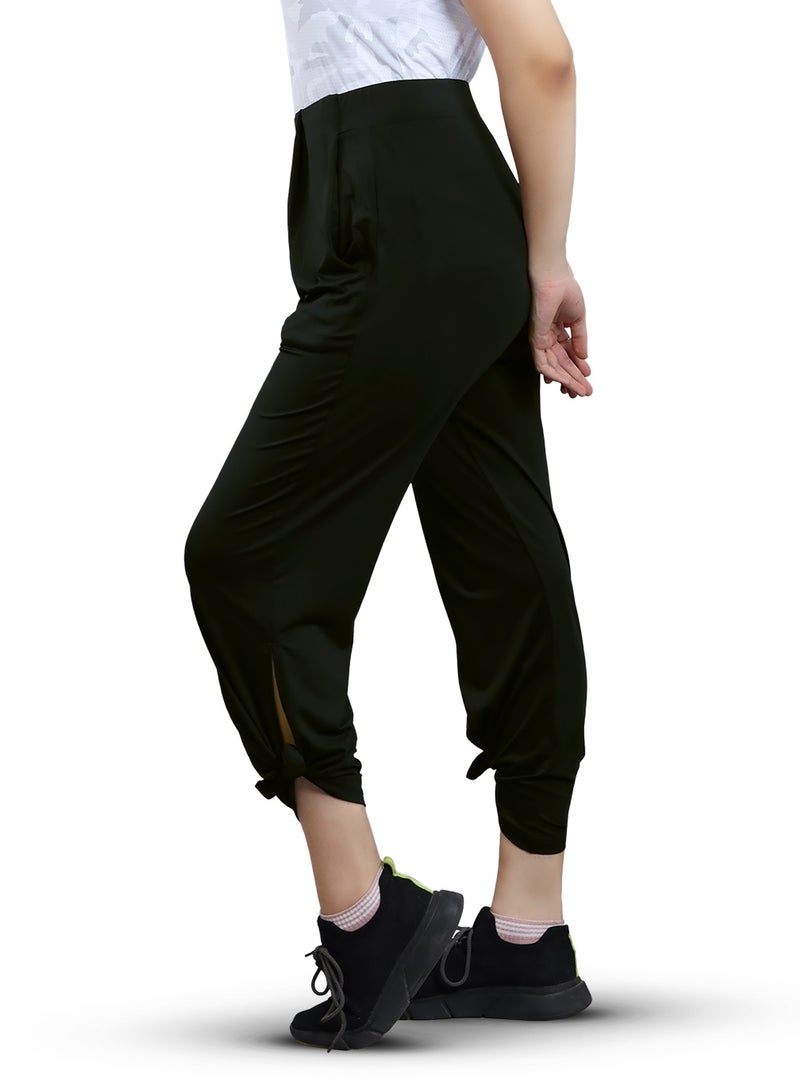 FLUSH Flush Women's Wide Leg Loose Sweatpants With Comfy Elastic, High-Waisted Palazzo Relaxed Yoga Pant With Pockets  - Image 4