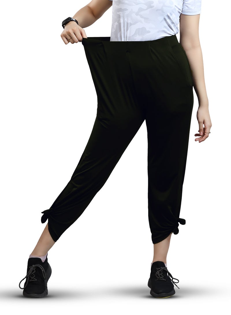 FLUSH Flush Women's Wide Leg Loose Sweatpants With Comfy Elastic, High-Waisted Palazzo Relaxed Yoga Pant With Pockets  - Image 5