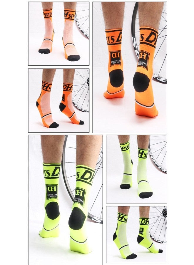 VWU Mens Womens Sports Socks Athletic Socks for Running Cycling Basketball Hiking, 1301 - Image 4