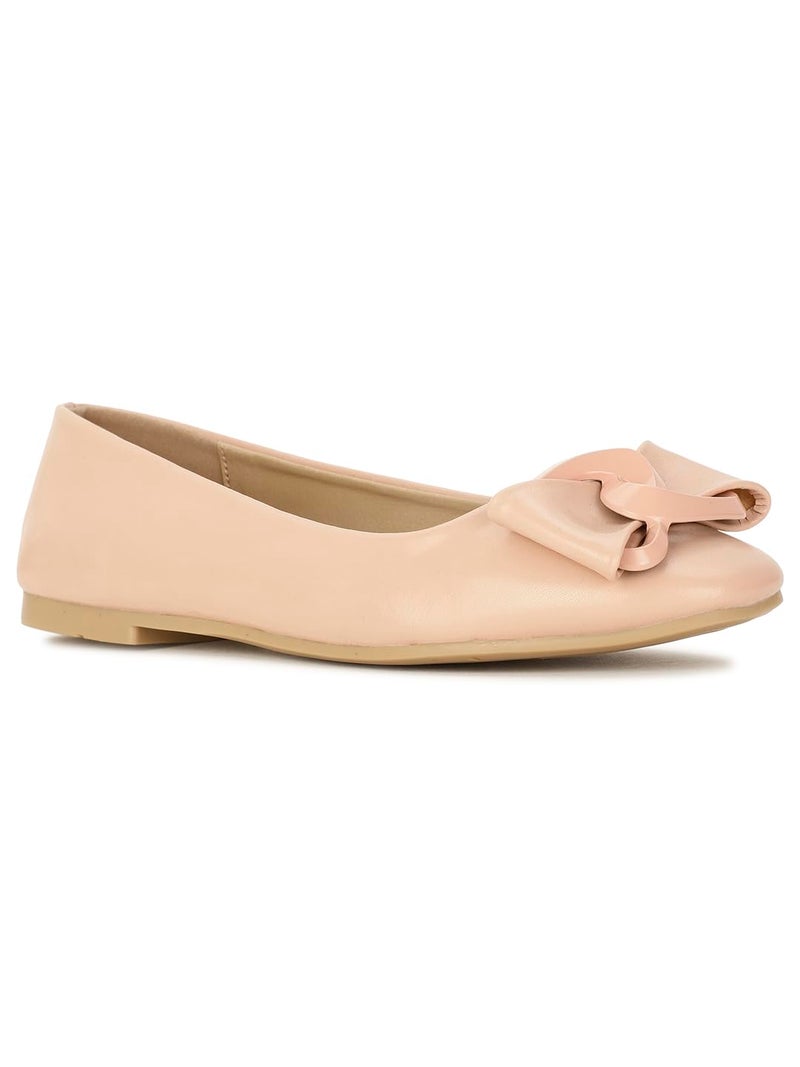Bata Zola Ballerina E 24 Women's Nude Ballerina - 5 UK (5510099) - Image 1