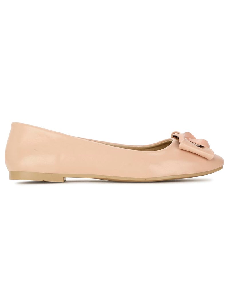 Bata Zola Ballerina E 24 Women's Nude Ballerina - 5 UK (5510099) - Image 2