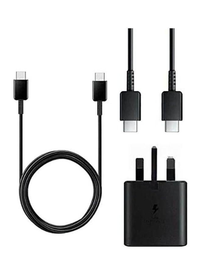 erorex Samsung Travel Adapter 45W With Usb-C To Usb-C Cable (5A) Black - Image 2