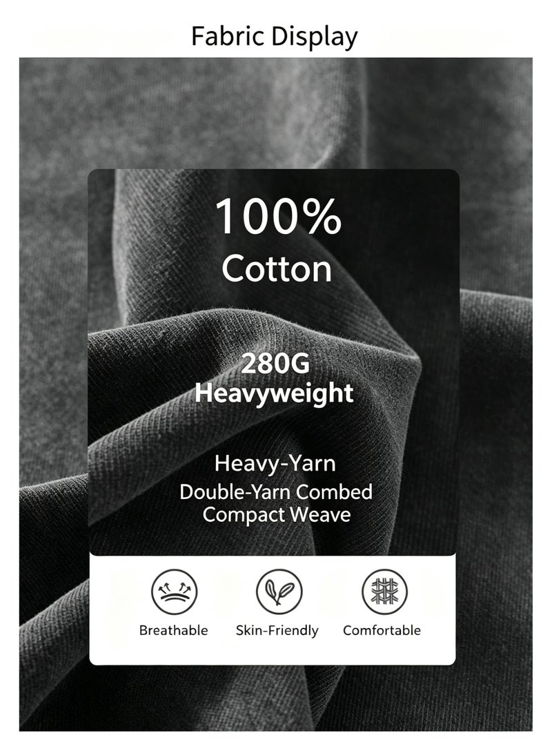 أوف-وايت OFF-WHITE Men's and women's loose cotton washed long sleeve T-shirts - Image 4