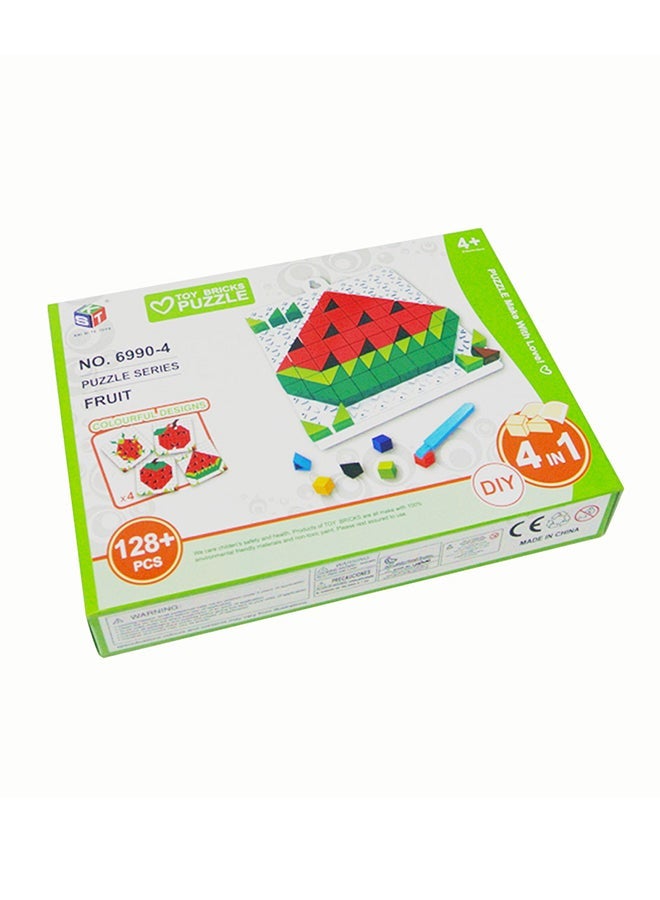 128-Piece Fruit Series Floor Puzzle - Image 1