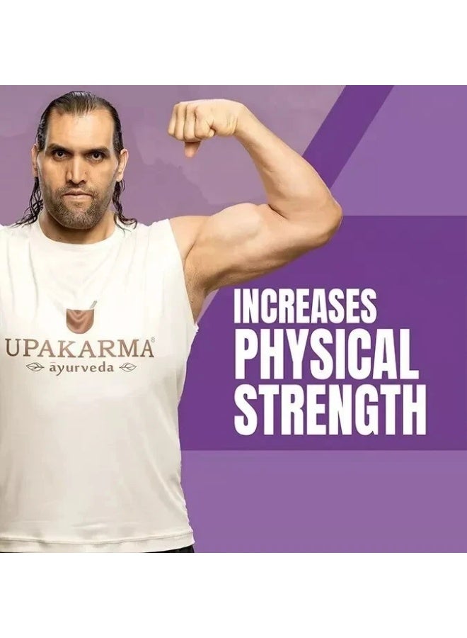 أوباكامرا UPAKARMA أيورفيدا شيلاجيت النقي 10 جم من الراتنج مع أشواغاندا - Image 2