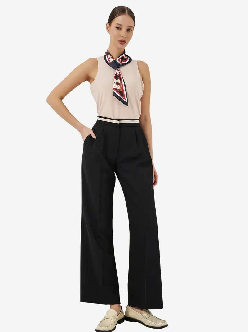 بيغ دارت BDART High Waist Wide Leg Trousers with Pockets