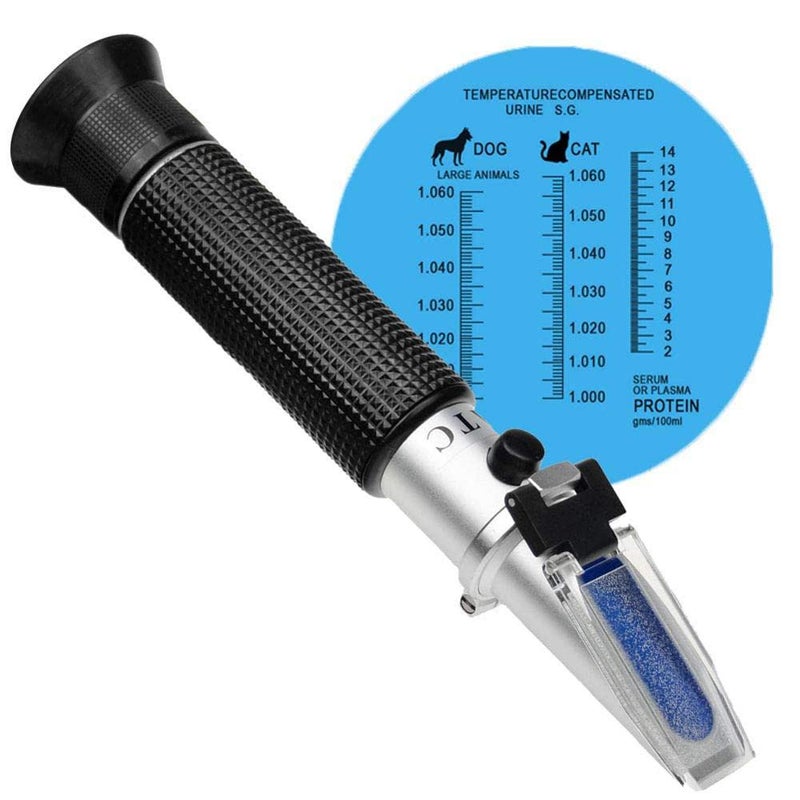 BOWONG Clinical Refractometer Veterinary Hand-Held Refractometer Vet Veterinary Medicine RHC-300 Serum Protein Urine Density for pet Dog (Large Animal) and cat - Image 1