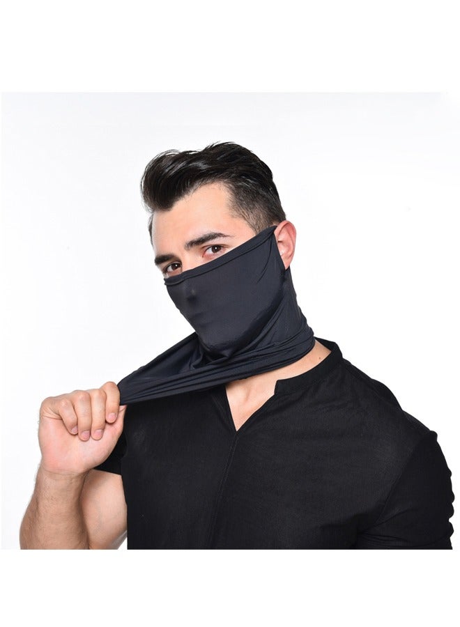 GUSGU 4Pcs Neck Gaiter with Ear Loop Face Mask Cover Scarf Cool Lightweight Breathable Dust UV Sun Protection Windproof Bandana Balaclava for Men Women Fishing Hiking Running Cycling Outdoor Sports - Image 2