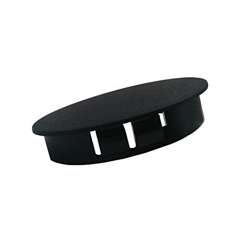 KLMHT 2 Pack Black 52mm (2 1/16") Hole Cover Plug for use with auto Gauge Holder - Image 3