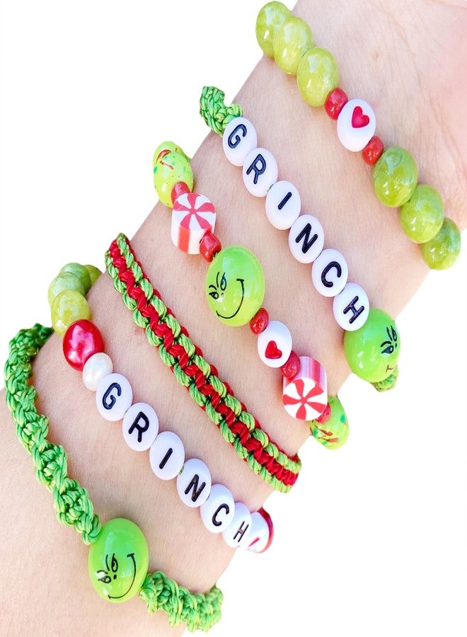 PPER-Jie 5Pcs Christmas Bracelets Jewelry Accessories for Xmas as Party Gifts - Image 1