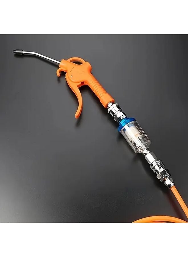 1pc Oil Water Separator Filter With Transparent Cup 1 4 Inch Thread For Air Compressor Spray Gun - Image 5