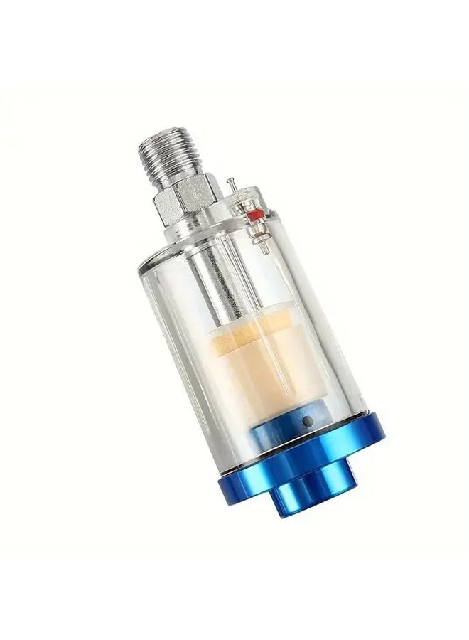1pc Oil Water Separator Filter With Transparent Cup 1 4 Inch Thread For Air Compressor Spray Gun - Image 4