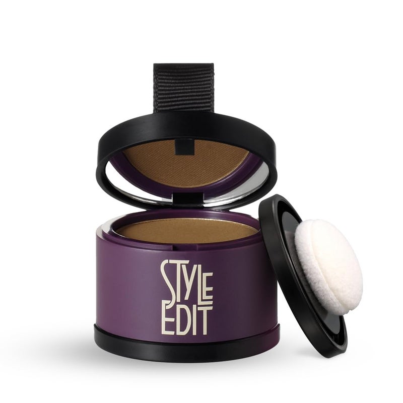 Style Edit Root Touch Up Powder for Light Brown Hair | Cover Up Hair Color for Grays and Roots Coverage | Mineral Infused Binding Hairline Powder - Image 1