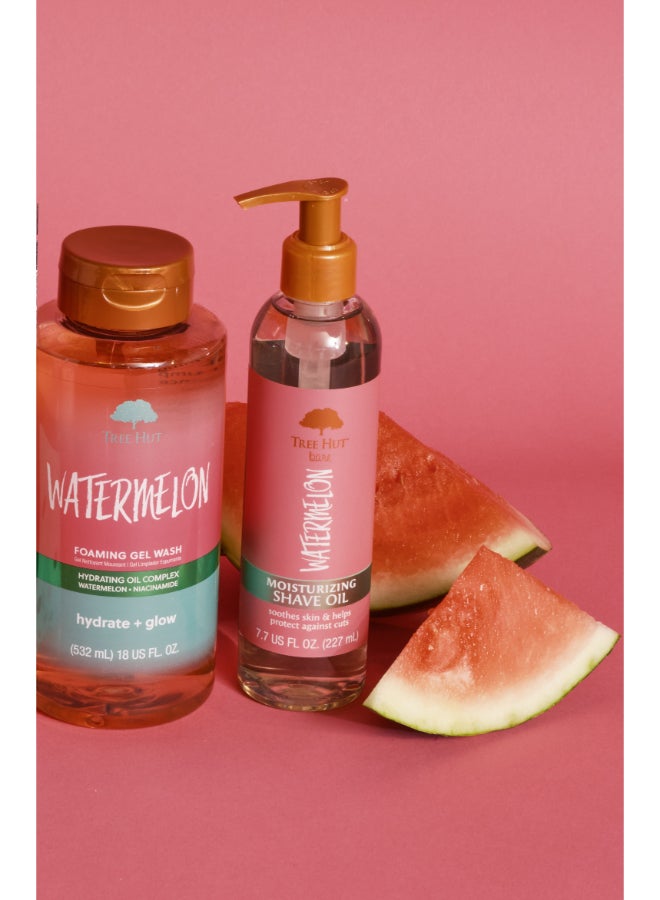 Tree Hut Watermelon Glowing Shave Oil - Image 3