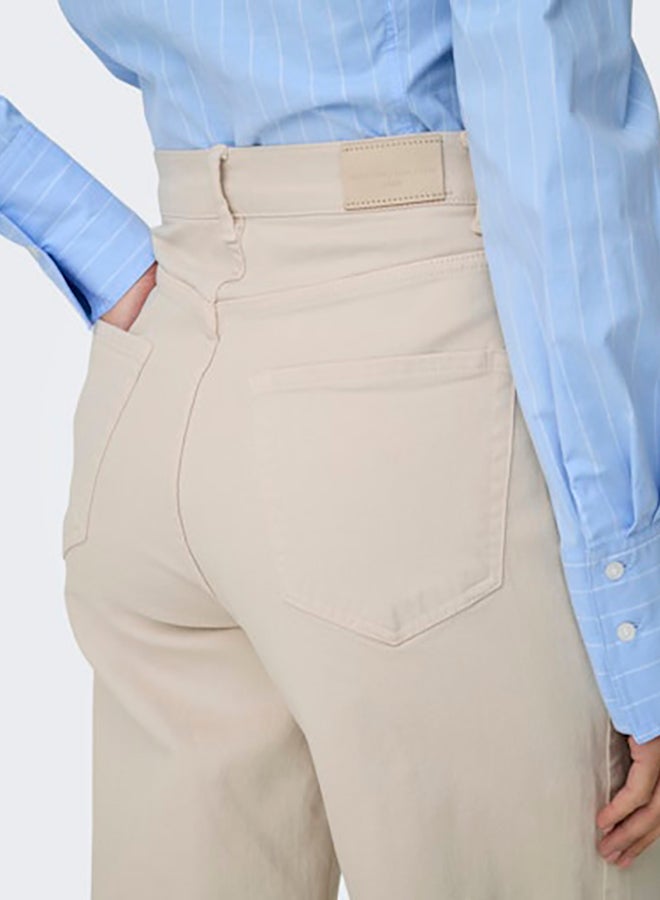 ONLY ONLY Womens Hope Highwaist Wide Leg Pocket Pants  - Image 3