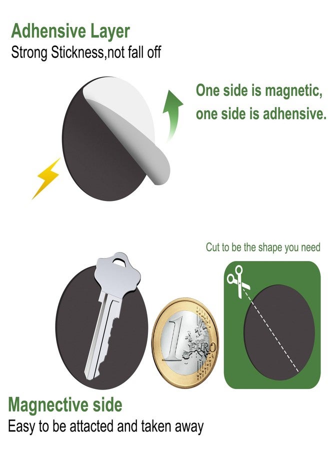 Evemodel Miniature Magnetic Self-adhensive Round Bases for Wargames Flexible Sticky Magnets (Round 32mm-70pcs) - Image 3