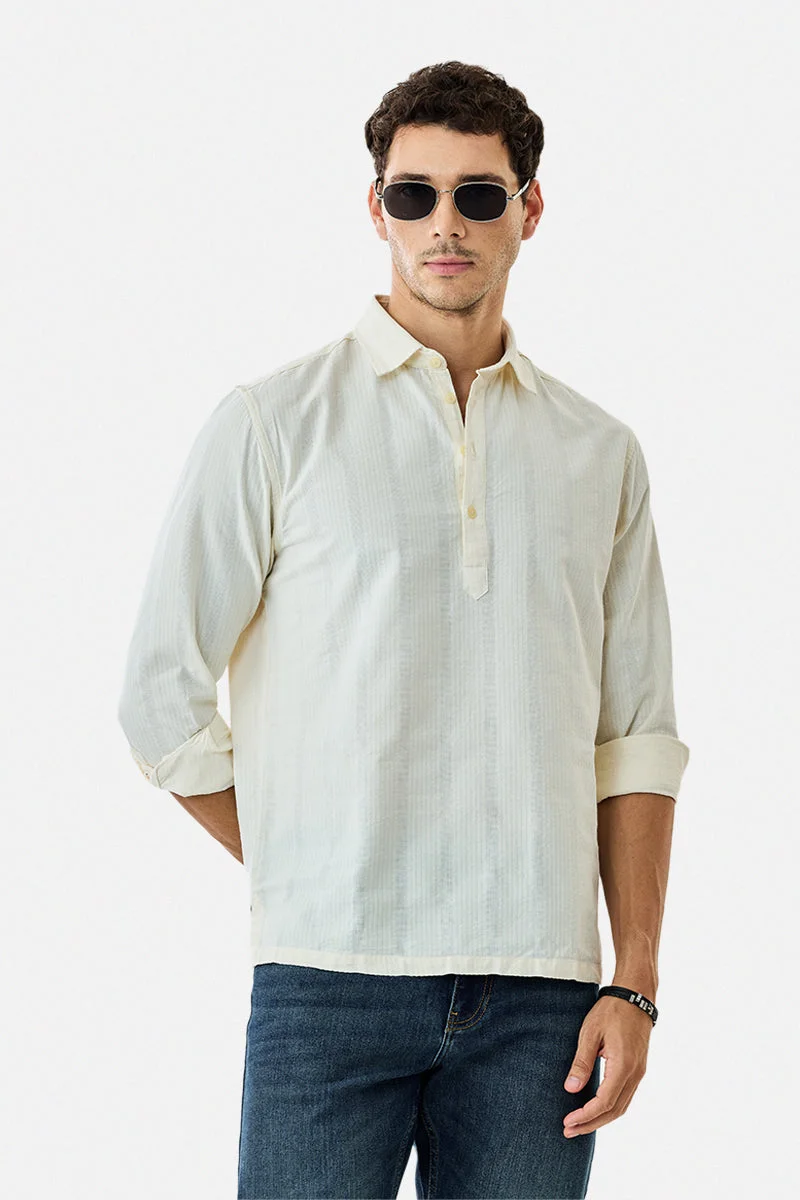 SNITCH 100% Cotton Regular Fit Kurta Shirt