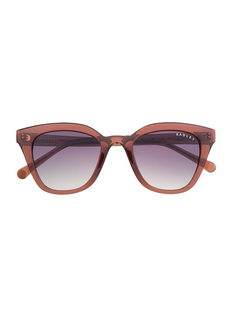 Radley نظارات شمسية نسائية صغيرة على شكل عين القط RDS-6527 بني 50 مم - Image 2