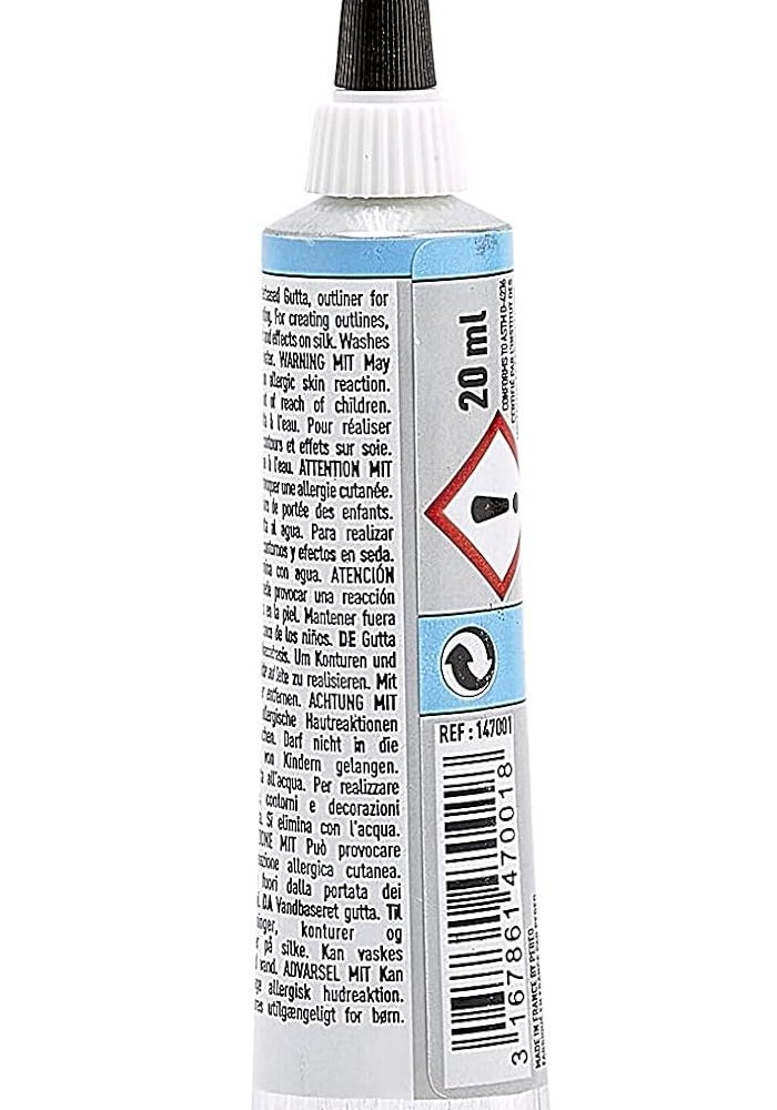 Pebeo Setasilk Water Based Gutta - Colourless 20-Milliliter Tube for Silk Painting - Image 3