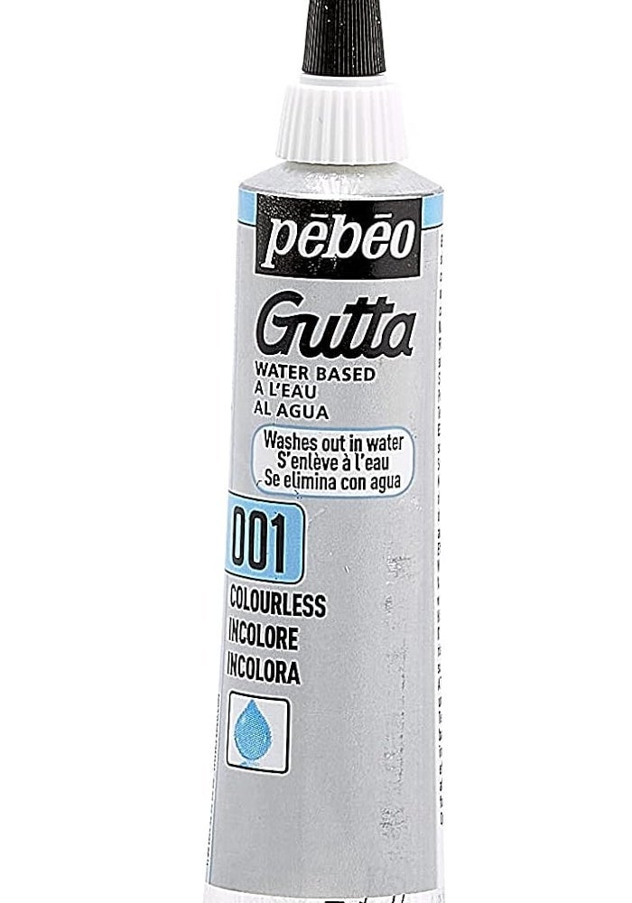 Pebeo Setasilk Water Based Gutta - Colourless 20-Milliliter Tube for Silk Painting - Image 1