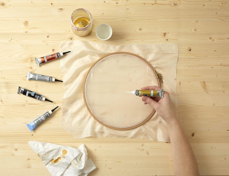 Pebeo Setasilk Water Based Gutta - Colourless 20-Milliliter Tube for Silk Painting - Image 4