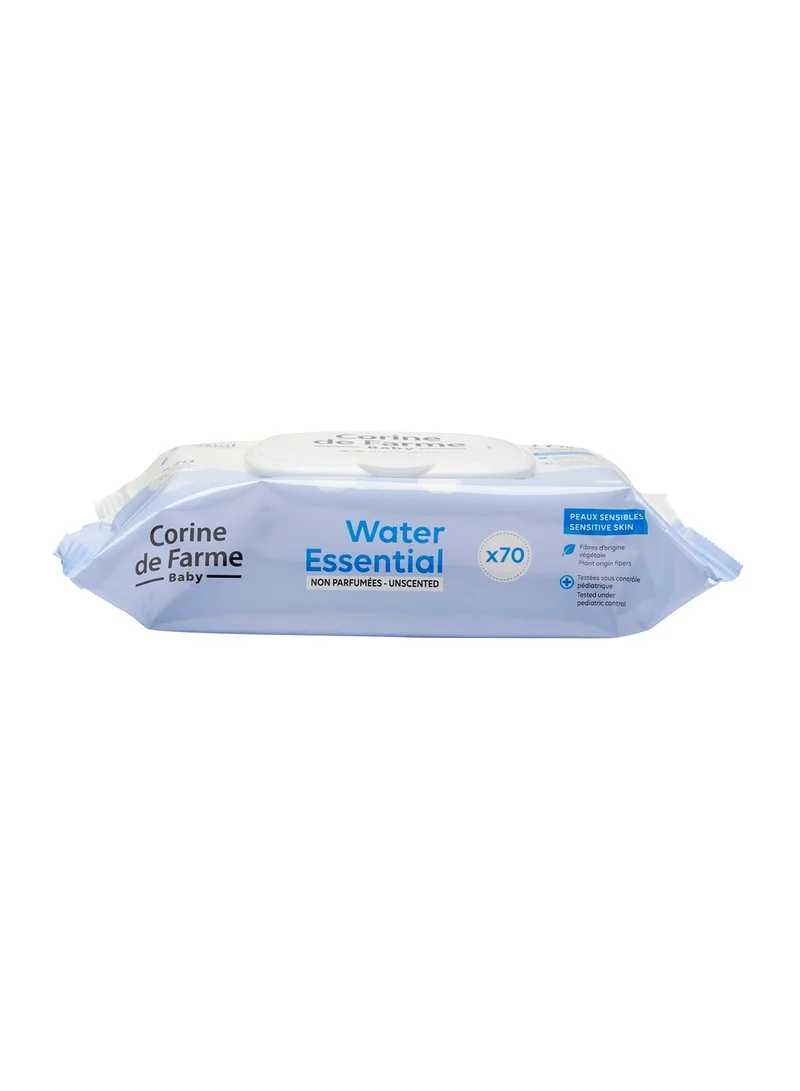 Corine de Farme Corine De Farme - Baby Water Essential Wipes 70's