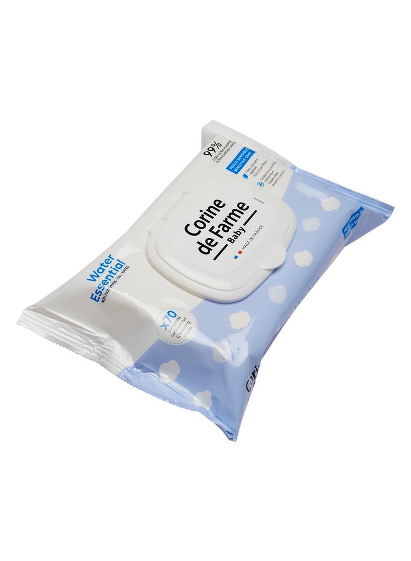 كورين دي فارم - مناديل مبللة أساسية للأطفال 70 قطعة - Image 2