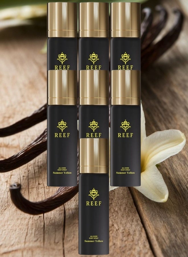 ريف 7 قطع بخاخ جسم سمر اصفر 125مل - Image 1