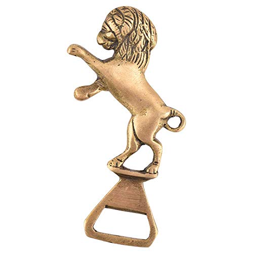 Indian-Shelf Jungle Lion Beer Bottle Openers | Gold Bottle Can Opener | Brass Bottle Opener | Bar Décor Items | Bar Box | Wine Gift Set - Image 3