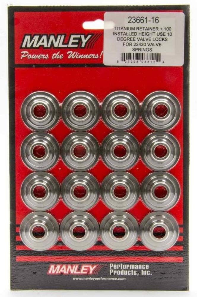 Manley 23658-16 Titanium Valve Spring Retainer Set