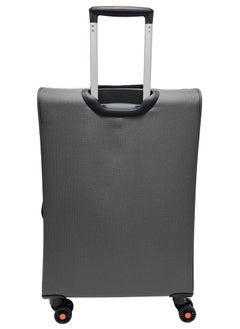 Track Softside 3 Piece Luggage Trolley Set Expandable & 4 Double Wheels With TSA Lock  - Image 3