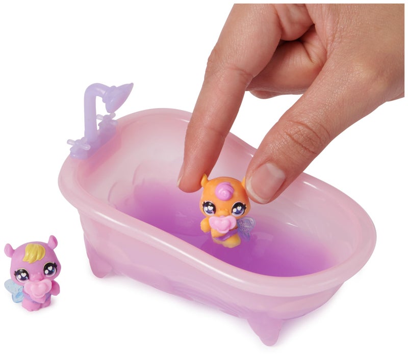 Hatchimals Alive, Make a Splash Playset with 15 Accessories, Bathtub, 2 Color-Change Mini Figures in Self-Hatching Eggs, Kids Toys for Girls and Boys - Image 5