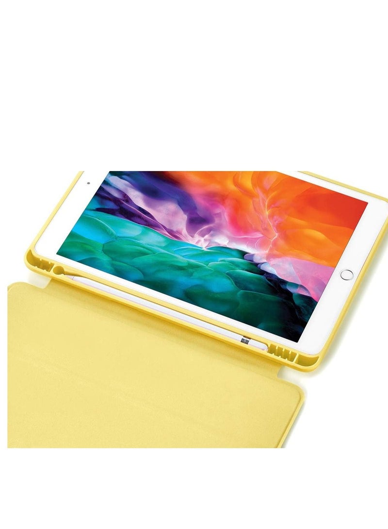 جينيكست جراب واقٍ رفيع وناعم من السيليكون بحامل ثلاثي الطي لهاتف Apple iPad 5th / 6th Generation 9.7 بوصة 2018/2017 - Image 2