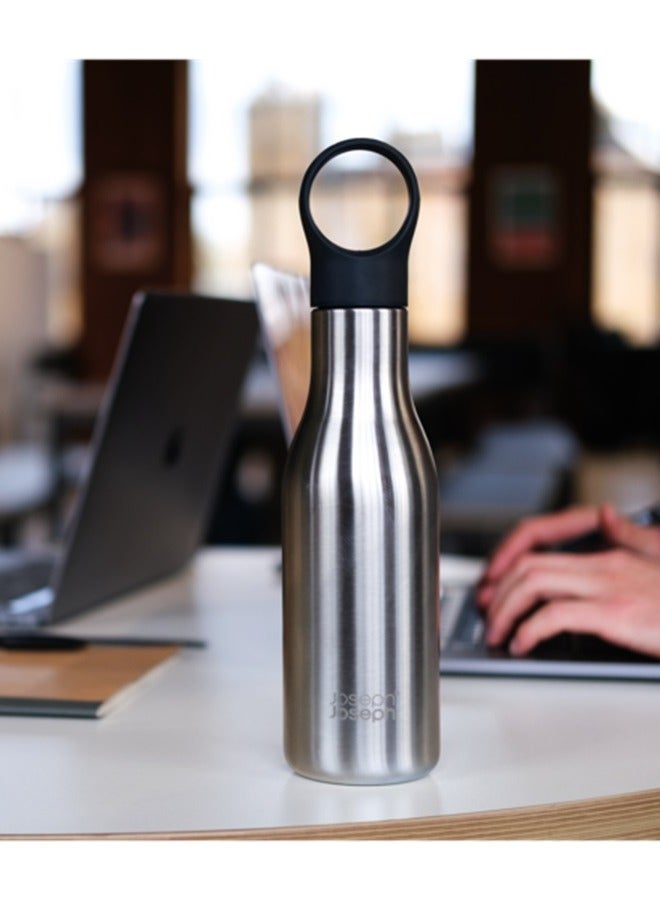 Joseph Joseph Loop Vacuum Insulated Stainless Steel Elegant Water Bottle - Image 5