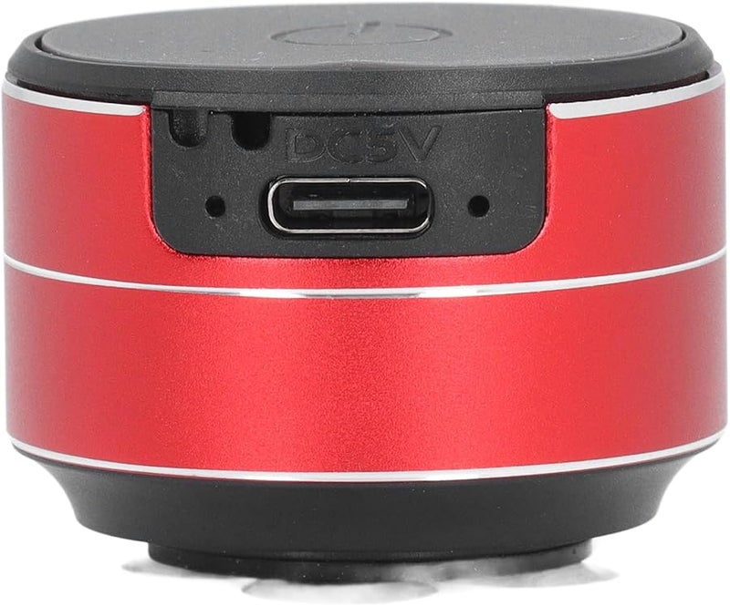 مكبر صوت بتوصيل العظام مع كوب شفط للحمام والمطبخ الخارجي، مدى 10 أمتار، اللون الأحمر - Image 4