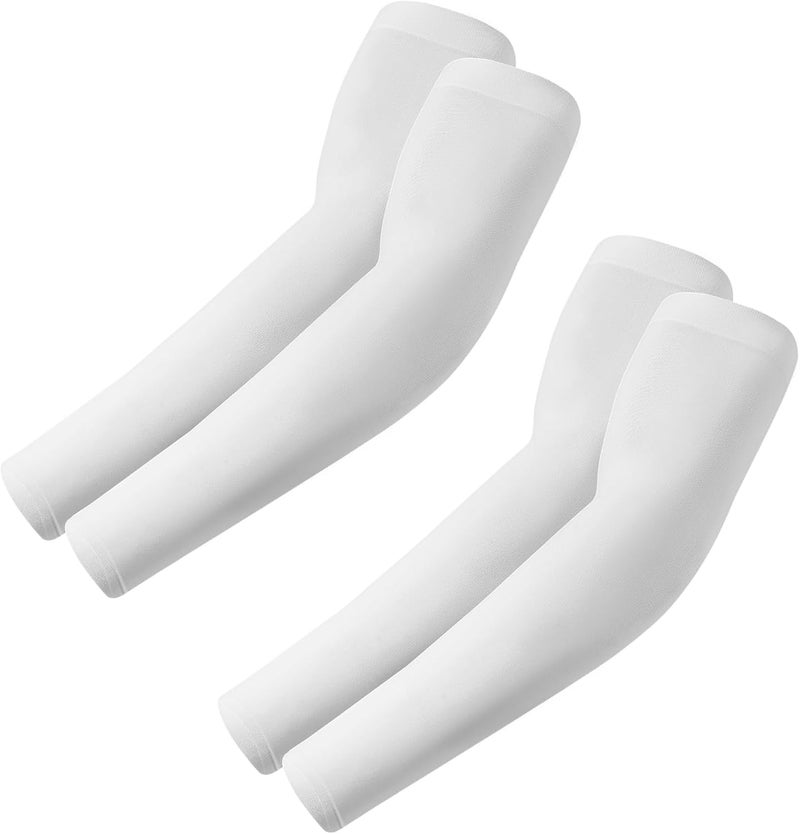 Fuinloth UV Protection Cooling Arm Sleeves with Sports Compression for Men and Women - Image 1