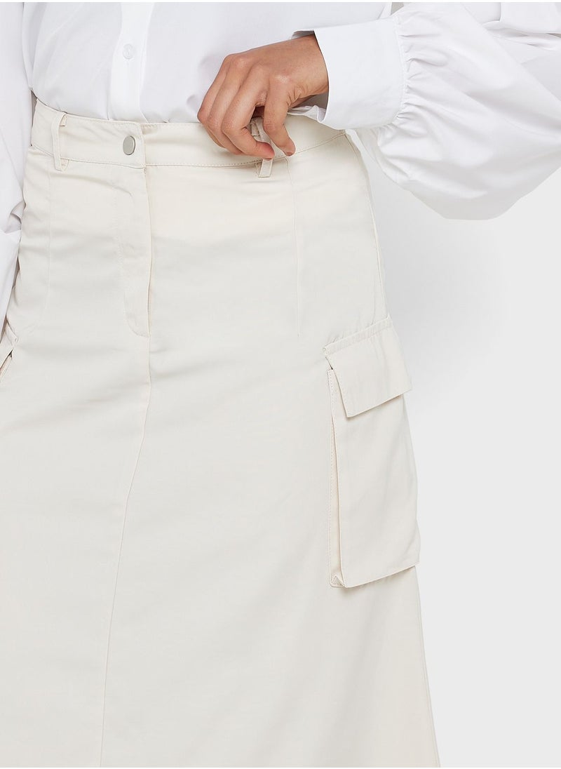 Pocket Detail High Waist Skirt - pzsku/Z4BD0C62ECF4CCA422703Z/45/_/1709828395/562f9c75-11f5-4c00-864b-8c2c550ccc24