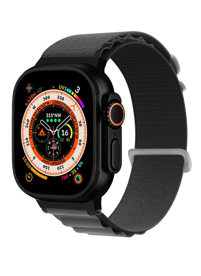 Generic Alpine Loop Band For Apple Watch Band 49mm/45mm/44mm/42mm Nylon Woven Sport Strap Compatible with iWatch Series Ultra2/Ultra/8/7/SE/6/5/4/3/2/1 Adjustable Strap  - Image 2