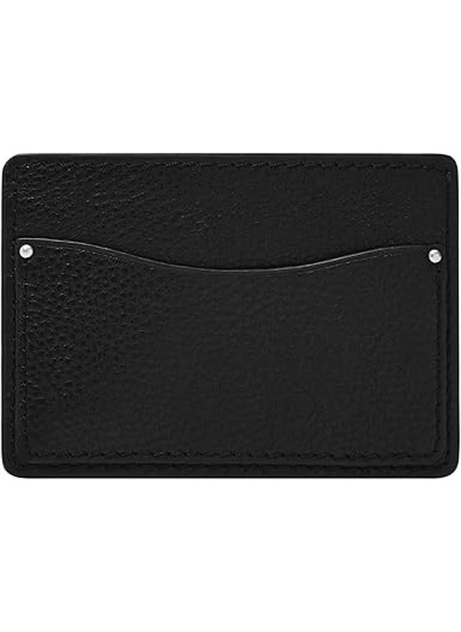 FOSSIL - Fossil Men's Leather Minimalist Card Case Front Pocket Wallet - Image 1